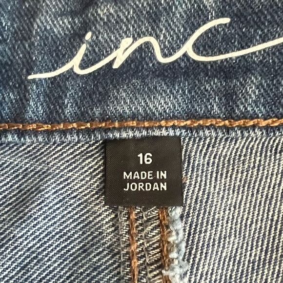 INC International Concepts 16/33 High Rise Delancey Straight Ankle Jean NWT - Picture 8 of 9